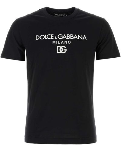 Dolce & Gabbana Cotton T-Shirt - Black