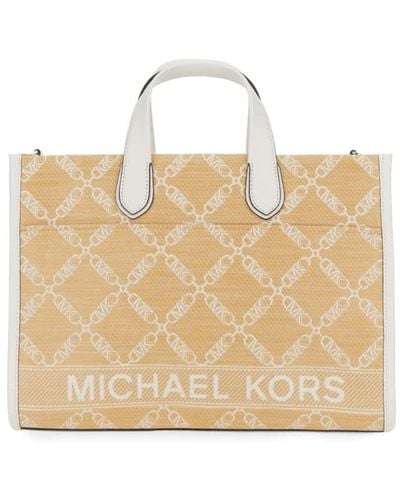 Michael Kors Gigi Large Tote Bag - Natural