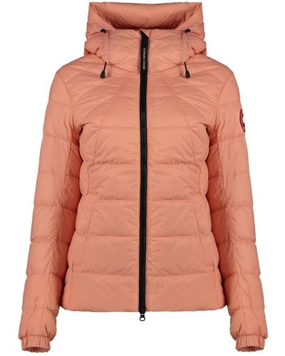 Canada Goose Abbott Hooded Techno Fabric Down Jacket - Pink