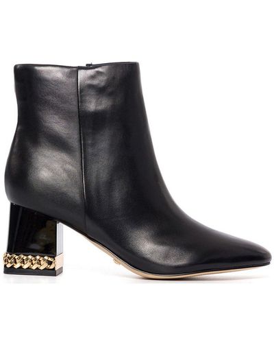 Guess Zip-up Ankle Boots - Black