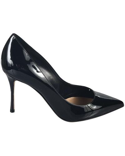 Sergio Rossi Godiva Pointed Toe Court Shoes - Black