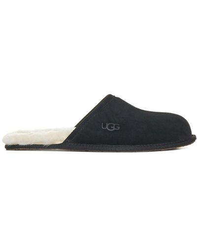 UGG Scuff Shearling-lined Mule Slippers - Black