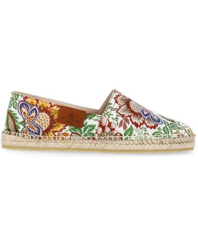 Etro Flat Shoes Multicolour - White