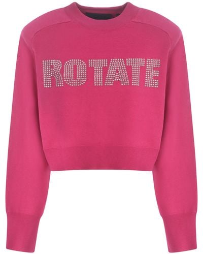 ROTATE BIRGER CHRISTENSEN Sweatshirt Rotate - Pink
