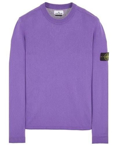 Stone Island Sweater - Purple