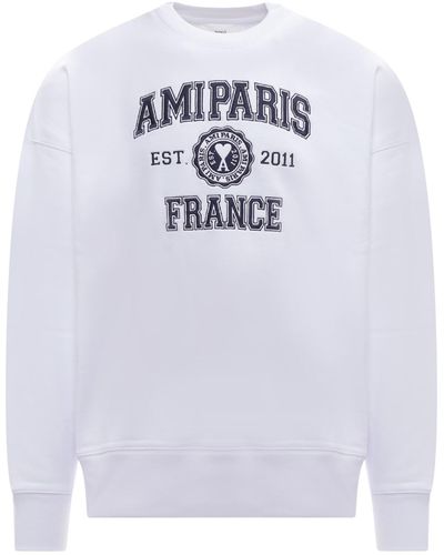 Ami Paris Sweatshirt - White