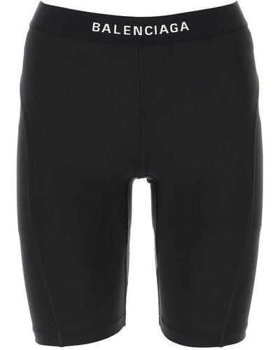 Balenciaga Black Stretch Polyester Leggings