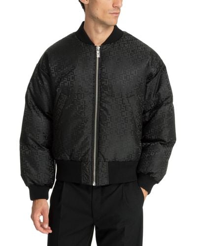 Gcds Monogram Bomber Jacket - Black