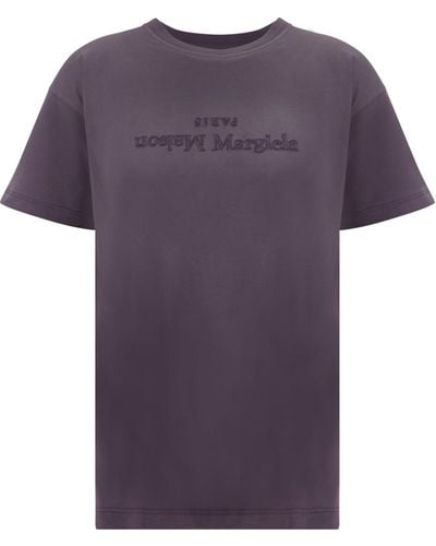 Maison Margiela T-shirts - Purple