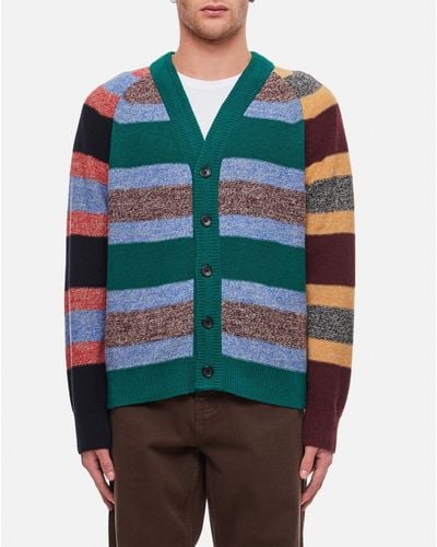 Paul Smith Multi Stripe Cardigan - Multicolour