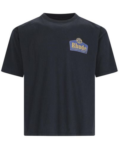 Rhude 'grand Cru' T-shirt - Blue