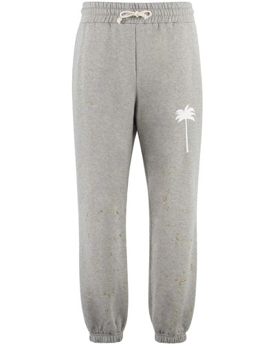 Palm Angels Printed Sweatpants - Gray