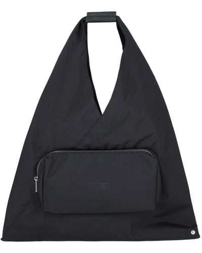 MM6 by Maison Martin Margiela Medium Handbag "japanese" - Black