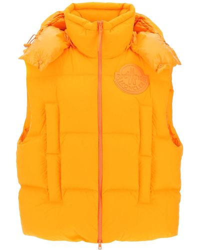 Moncler Moncler X Roc Nation By Jay-z Apus Puffer Vest - Yellow