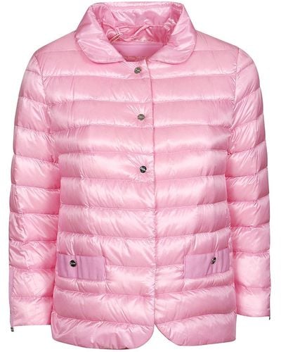 Herno Button-Up Down Jacket - Pink