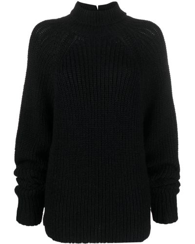 Quira High Neck Sweater - Black