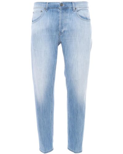 Dondup Washed Light Blue Jeans