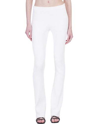 Laneus leggins In Synthetic Fibres - White