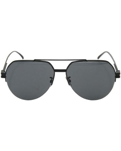 Bottega Veneta Pilot Sunglasses - Grey