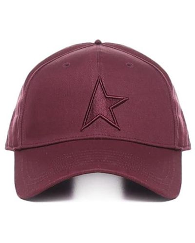Golden Goose Hat Star Baseball Cap - Purple