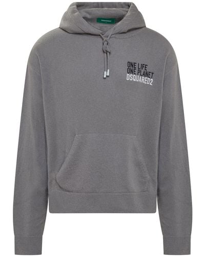 DSquared² Knit Hoodie - Gray