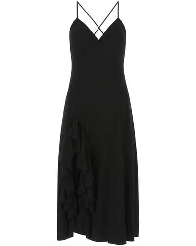 Loewe Stretch Viscose Dress - Black
