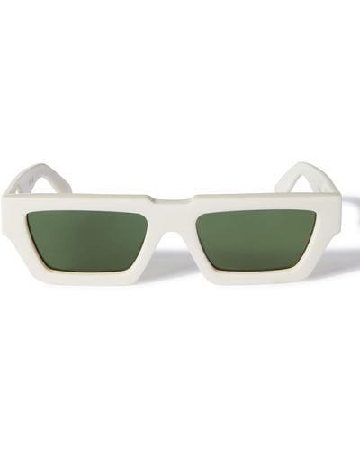 Off-White c/o Virgil Abloh Chester - White / Green Sunglasses