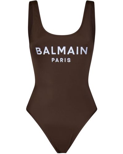 Balmain Paris Swimsuit - Brown