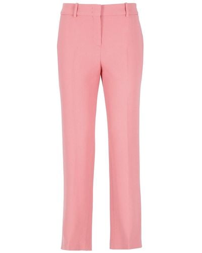 Ermanno Scervino Viscose Trousers - Pink