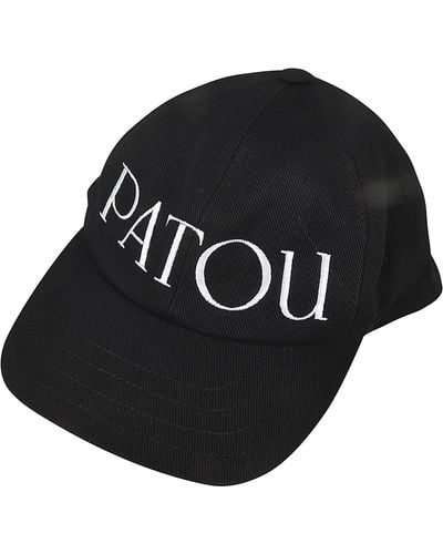 Patou Logo Baseball Cap - Black