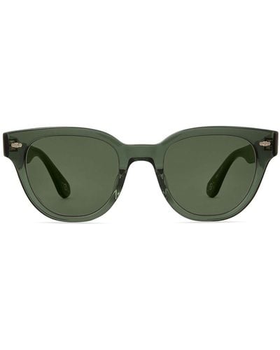 Mr. Leight Jane S Forest Glow-white Gold/g15 Sunglasses - Green