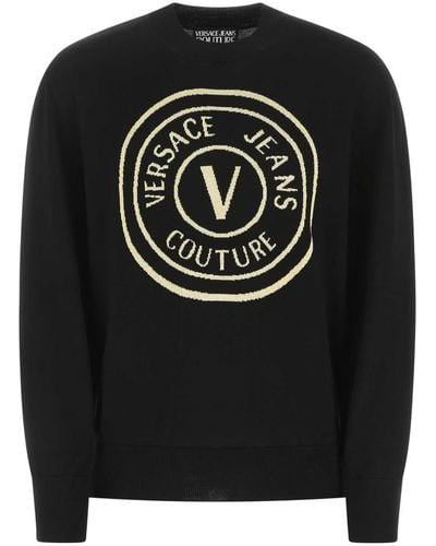 Versace Jeans Couture Wool Jumper - Black