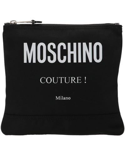 Moschino 'messenger' Crossbody Bag - Black