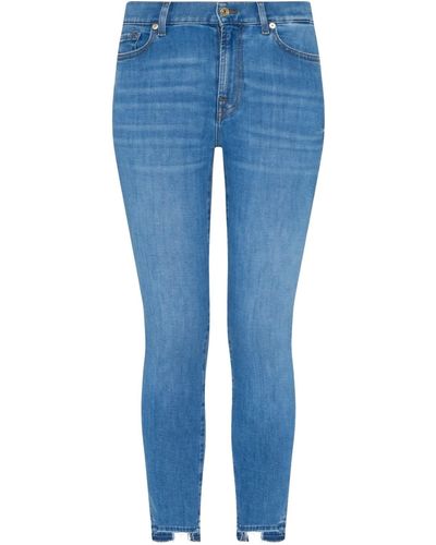 7 For All Mankind Roxanne Ankle - Blue