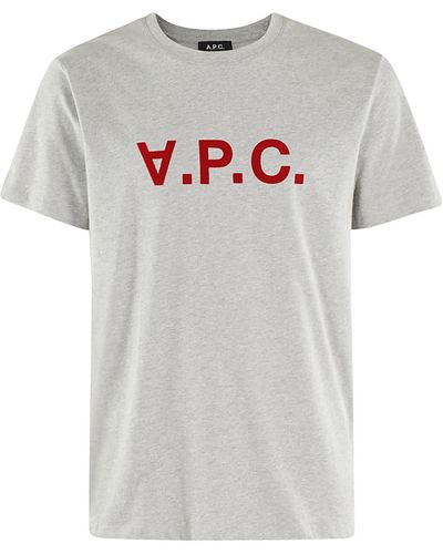A.P.C. T Shirt Vpc - Gray