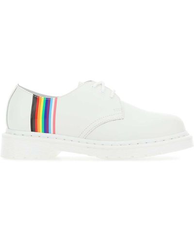 Dr. Martens Leather 1461 For Pride Lace-up Shoes - White