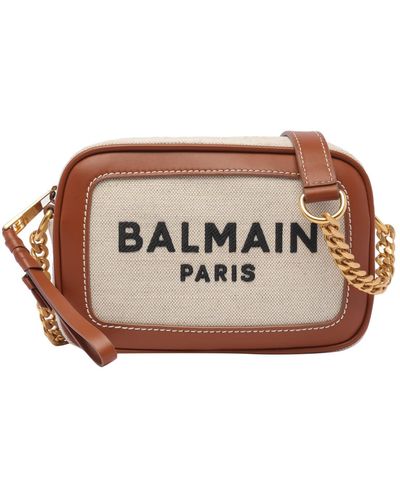 Balmain B-army Crossbody Bag - Brown