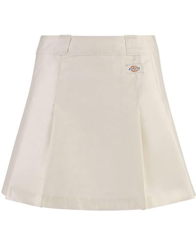 Dickies Elizaville Cotton Mini-Skirt - Natural