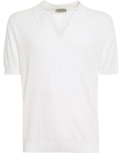 John Smedley Noah Classic Polo Shirt - White