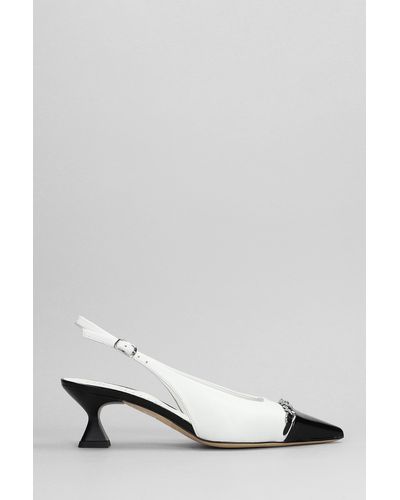 The Seller Court Shoes In Black Leather