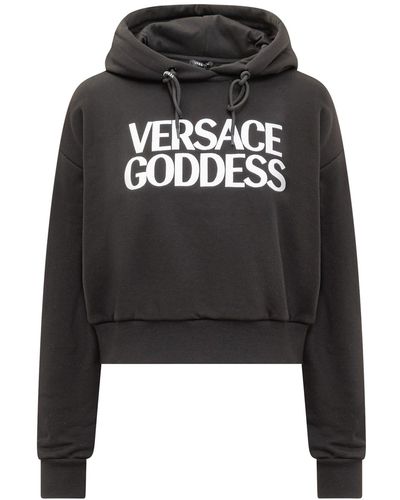 Versace Goddess Hoodie - Black