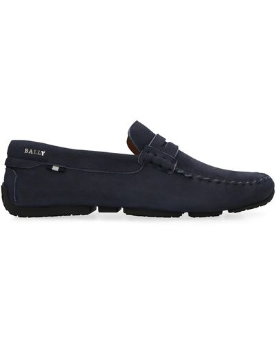 Bally Pier Suede Loafers - Blue