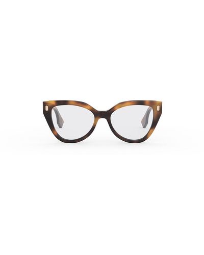 Fendi Cat-eye Frame Glasses - Metallic
