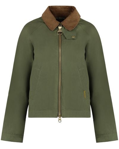 Barbour Campbell Fabric Raincoat - Green
