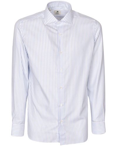 Luigi Borrelli Napoli Stripe Shirt - White