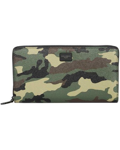 Dolce & Gabbana Leather Wallet - Green