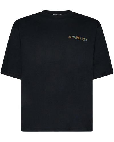 A PAPER KID T-Shirt - Black