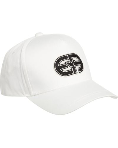 Giorgio Armani Cotton Hat - White