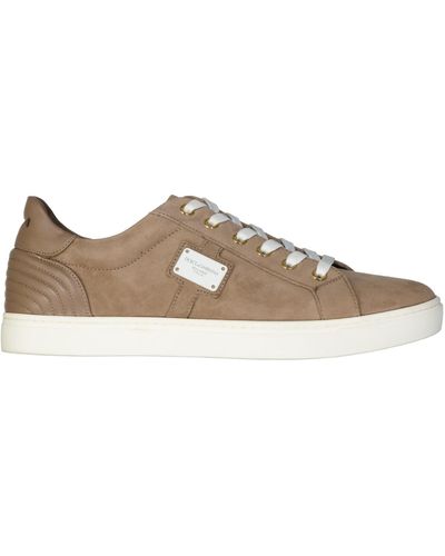 Dolce & Gabbana Suede Sneakers - Brown