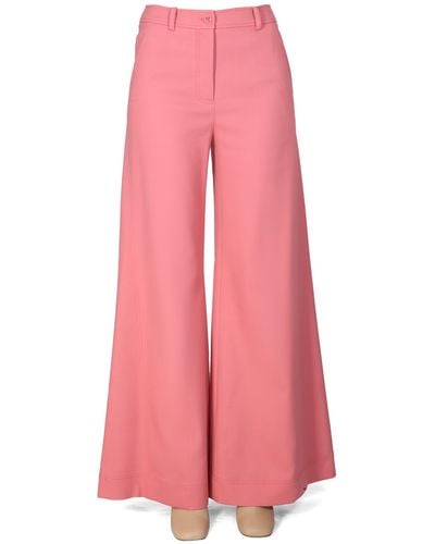 Boutique Moschino Chic Flare Trousers - Pink